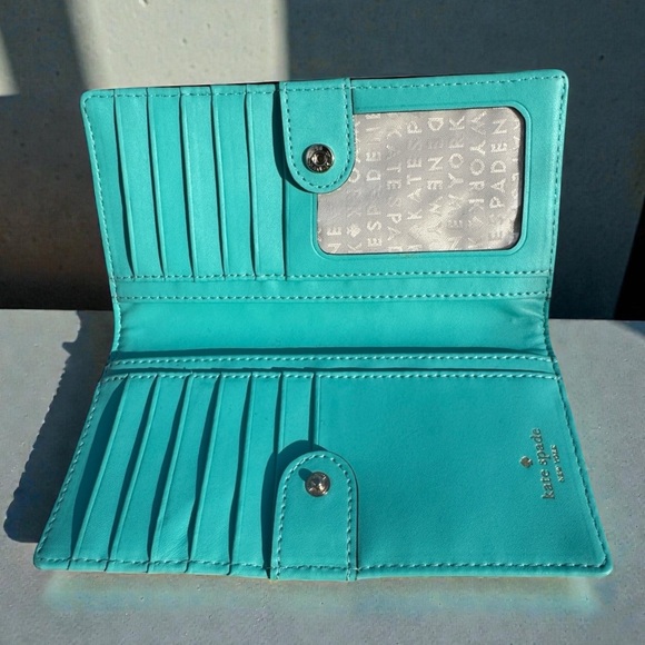 Kate Spade Montford Park Nisha Wallet in Tiffany Blue. EUC. - Picture 12 of 16